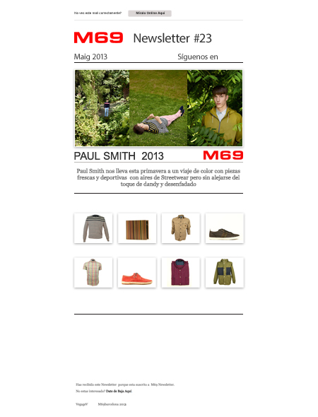 Newsletter #23 Paul Smith