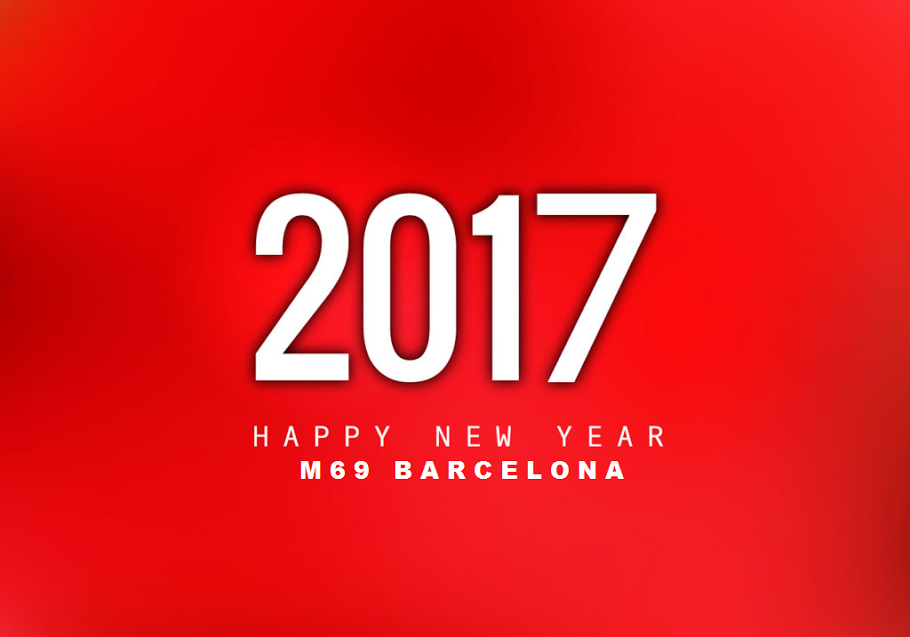 Happy New Year  Feliz Año Nuevo  Bon Any Nou 2017