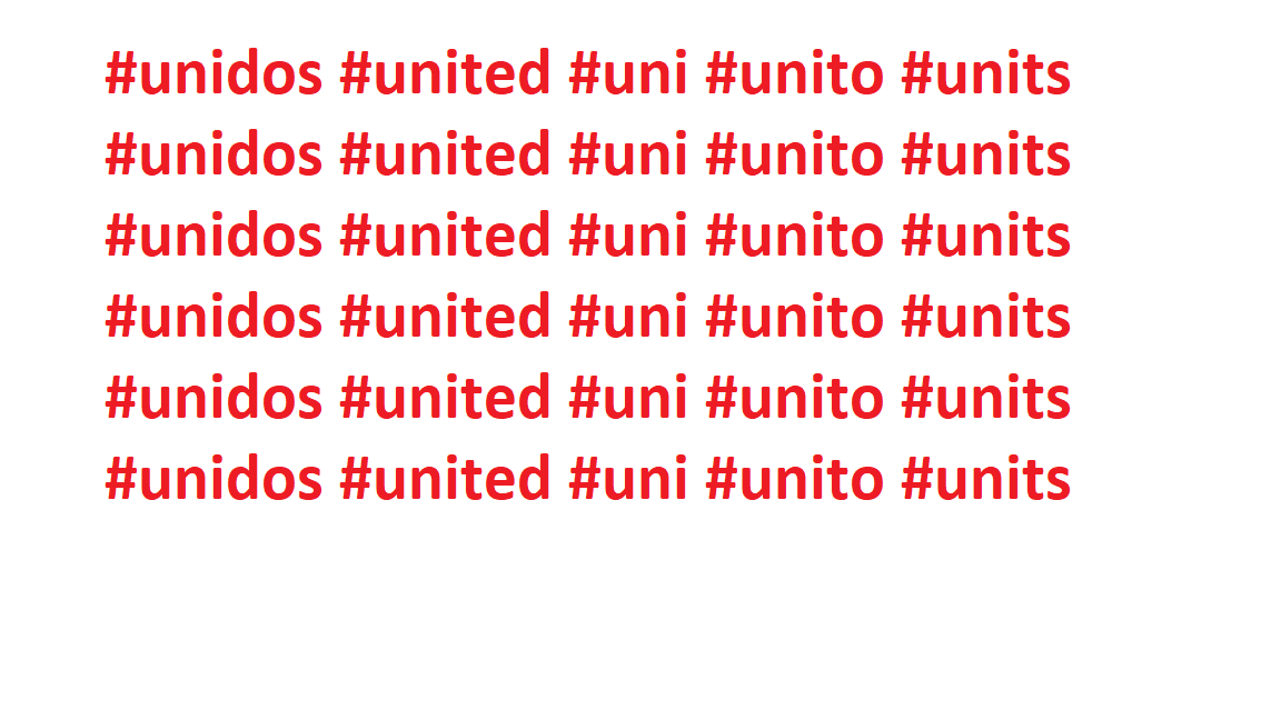 #units #united #uni #unito #unidos
